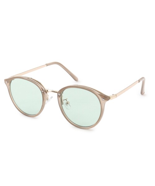 SHOO・LA・RUE（シューラルー）の「メタル×ボストンサングラス（サングラス・レディース・ダークブラウン系3/キャメル/ピンク系/ブラウン系/グレー/ナチュラル・00）」の5枚目の写真