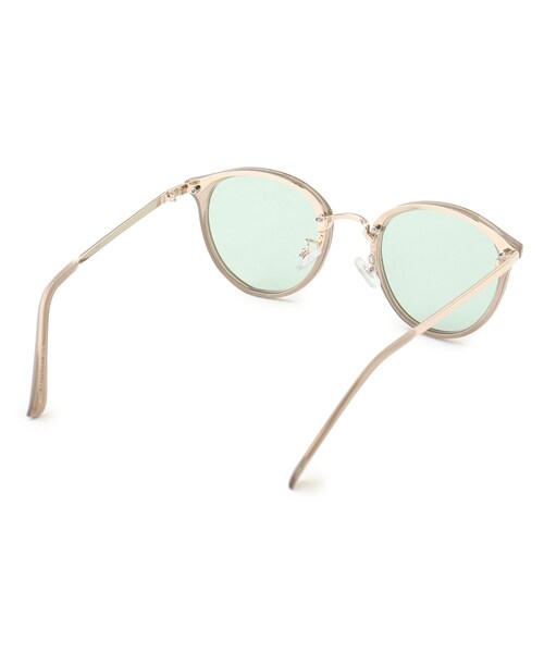 SHOO・LA・RUE（シューラルー）の「メタル×ボストンサングラス（サングラス・レディース・ダークブラウン系3/キャメル/ピンク系/ブラウン系/グレー/ナチュラル・00）」の8枚目の写真