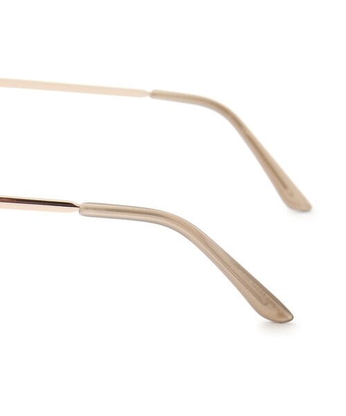 SHOO・LA・RUE（シューラルー）の「メタル×ボストンサングラス（サングラス・レディース・ダークブラウン系3/キャメル/ピンク系/ブラウン系/グレー/ナチュラル・00）」の9枚目の写真