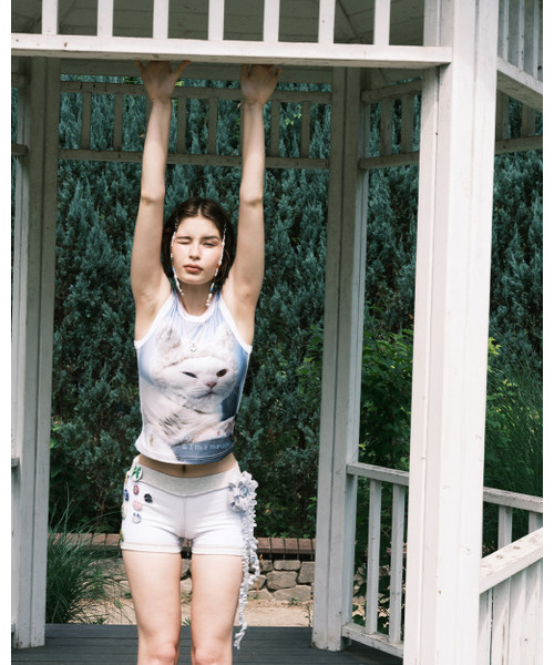 JOEGUSH(ジョーガッシュ)の「Meme Sleeveless Top (MANDOO)(Tシャツ/カットソー・レディース・その他・FREE)」の5枚目の写真