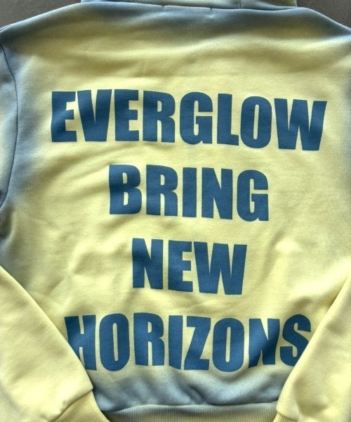 SHAGGIE（シャギー）の「フェードスプレーロゴスウェットパーカー（セットアップ）（パーカー・レディース・グレー/チャコールグレー/イエロー・FREE）」の17枚目の写真