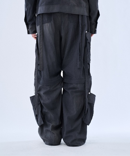 PHILTHEORY（フィルセオリー）の「Tie-dye washer techno pants / タイダイワッシャーテクノパンツ（その他パンツ・メンズ・ブラック/ライトグレー・3/2/1）」の3枚目の写真