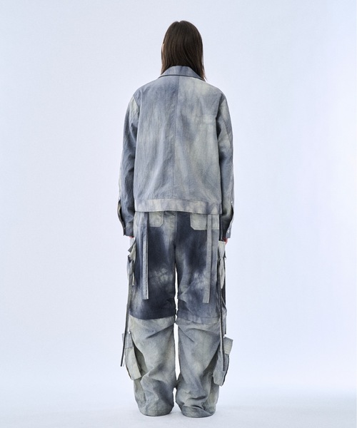 PHILTHEORY（フィルセオリー）の「Tie-dye washer techno pants / タイダイワッシャーテクノパンツ（その他パンツ・メンズ・ブラック/ライトグレー・3/2/1）」の6枚目の写真