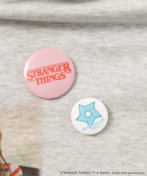 STRANGER THINGS】コラボ 缶バッチ付きパーカー(パーカー)|niko and STRANGER THINGS】コラボ 缶バッチ付きパーカー(パーカー)|niko and
