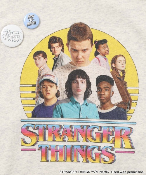 STRANGER THINGS】コラボ 缶バッチ付きパーカー（パーカー）｜niko and