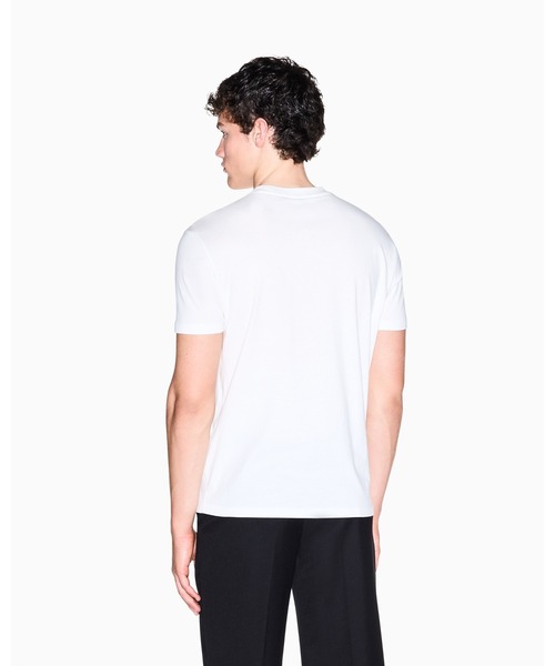 ARMANI EXCHANGE(アルマーニエクスチェンジ)の「【A|X アルマーニ エクスチェンジ】アーカイブプリント 半袖クルーネックTシャツ/REGULAR(Tシャツ/カットソー・メンズ・オフホワイト・LARGE/MEDIUM/SMALL/X-LARGE/X-SMALL/XX-LARGE)」の10枚目の写真