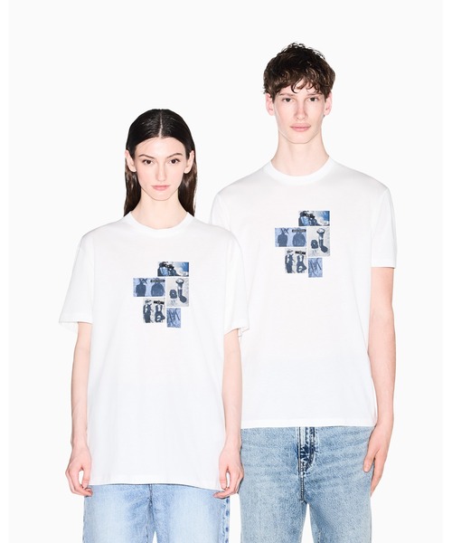 ARMANI EXCHANGE(アルマーニエクスチェンジ)の「【A|X アルマーニ エクスチェンジ】アーカイブプリント 半袖クルーネックTシャツ/REGULAR(Tシャツ/カットソー・メンズ・オフホワイト・LARGE/MEDIUM/SMALL/X-LARGE/X-SMALL/XX-LARGE)」の12枚目の写真