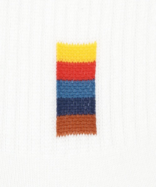 Paul Smith（ポールスミス）の「アーティストストライプブロック ソックス【250642 MD2】（ソックス/靴下・メンズ・ライトグレー/ホワイト/ネイビー/ブラック・25-27）」の7枚目の写真