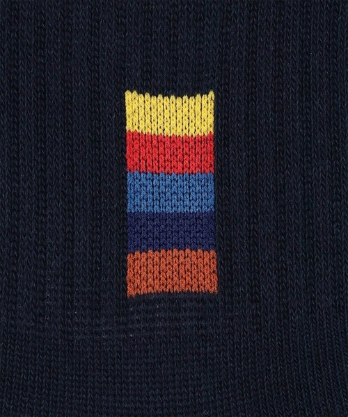 Paul Smith（ポールスミス）の「アーティストストライプブロック ソックス【250642 MD2】（ソックス/靴下・メンズ・ライトグレー/ホワイト/ネイビー/ブラック・25-27）」の10枚目の写真