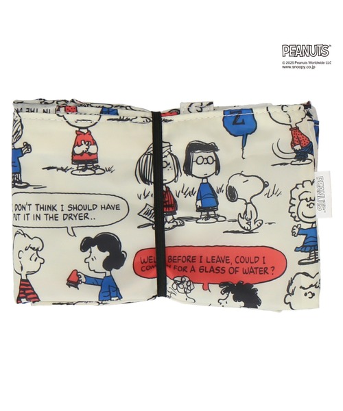 PEANUTS(ピーナッツ)の「折りたたみバッグ(エコバッグ/サブバッグ・レディース・グレー/アイボリー/カーキ・FREE)」の7枚目の写真