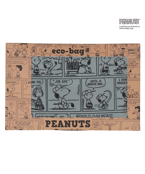 PEANUTS(ピーナッツ)の「折りたたみバッグ(エコバッグ/サブバッグ・レディース・グレー/アイボリー/カーキ・FREE)」の20枚目の写真
