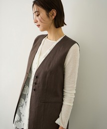 ROPE' | リネン3ボタンジレ/セットアップ対応(ベスト)