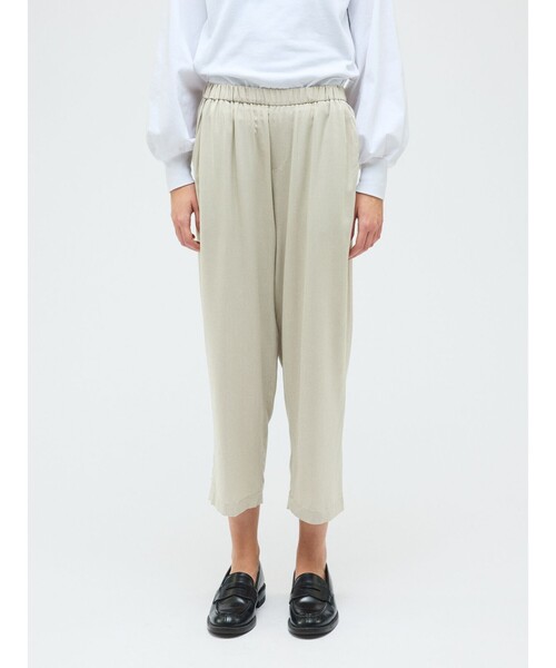 mizuiroind(ミズイロインド)の「mizuiro ind T/Rタックイージーパンツ(その他パンツ・レディース・ブラック/サンドベージュ/ネイビー/ブラック系その他2・FREE)」の14枚目の写真