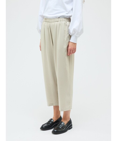 mizuiroind(ミズイロインド)の「mizuiro ind T/Rタックイージーパンツ(その他パンツ・レディース・ブラック/サンドベージュ/ネイビー/ブラック系その他2・FREE)」の15枚目の写真
