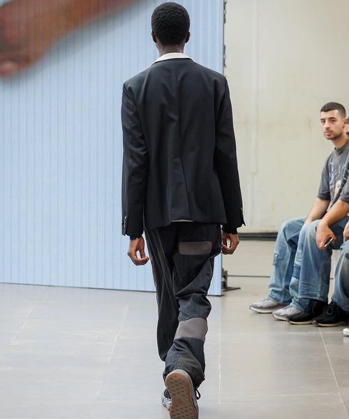 Maison MIHARA YASUHIRO（メゾンミハラヤスヒロ）の「【MIHARAYASUHIRO/ミハラヤスヒロ】Repaired Wool Pants/A16PT032 SLACKS（その他パンツ・メンズ・ベージュ/ブラック・46/44）」の20枚目の写真