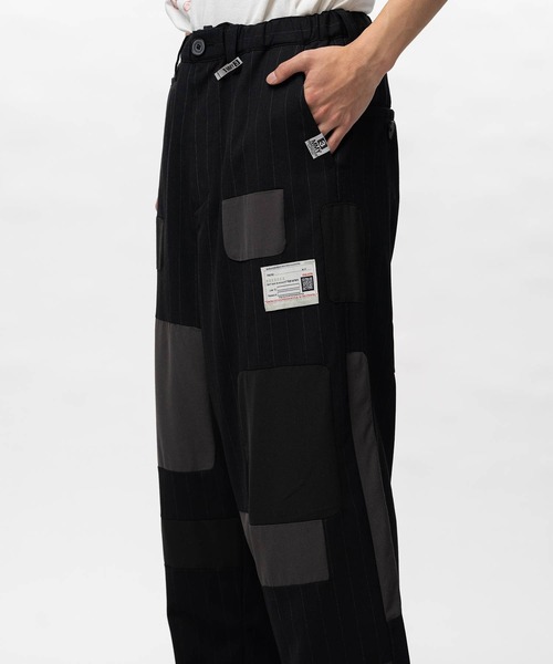 Maison MIHARA YASUHIRO（メゾンミハラヤスヒロ）の「【MIHARAYASUHIRO/ミハラヤスヒロ】Repaired Wool Pants/A16PT032 SLACKS（その他パンツ・メンズ・ベージュ/ブラック・46/44）」の14枚目の写真