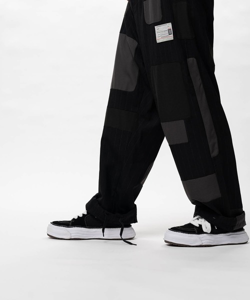 Maison MIHARA YASUHIRO（メゾンミハラヤスヒロ）の「【MIHARAYASUHIRO/ミハラヤスヒロ】Repaired Wool Pants/A16PT032 SLACKS（その他パンツ・メンズ・ベージュ/ブラック・46/44）」の15枚目の写真