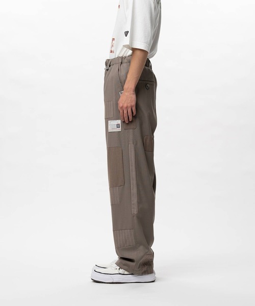 Maison MIHARA YASUHIRO（メゾンミハラヤスヒロ）の「【MIHARAYASUHIRO/ミハラヤスヒロ】Repaired Wool Pants/A16PT032 SLACKS（その他パンツ・メンズ・ベージュ/ブラック・46/44）」の17枚目の写真