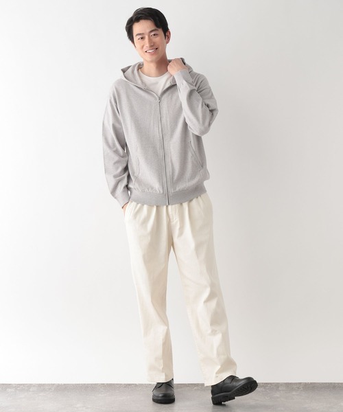 GLOBAL WORK(グローバルワーク)の「スウェットライクニット/ZIPパーカー/601363(パーカー・メンズ・ブラック/杢グレー・X-LARGE/LARGE/MEDIUM/SMALL)」の3枚目の写真