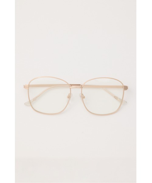 rienda（リエンダ）の「BIGフレームアイウェア（サングラス・レディース・クリア・FREE）」の2枚目の写真