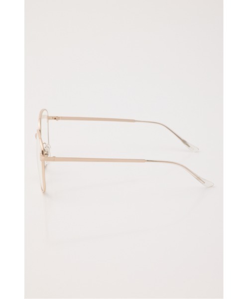 rienda（リエンダ）の「BIGフレームアイウェア（サングラス・レディース・クリア・FREE）」の4枚目の写真