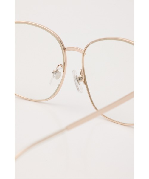 rienda（リエンダ）の「BIGフレームアイウェア（サングラス・レディース・クリア・FREE）」の6枚目の写真