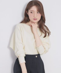 index（インデックス）の「ドルマンリブニット【洗濯機OK/抗ピル】《5col》（ニット/セーター）」