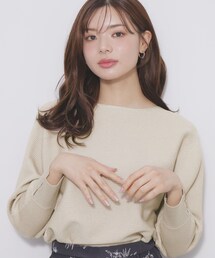 index（インデックス）の「ドルマンリブニット【洗濯機OK/抗ピル】《5col》（ニット/セーター）」