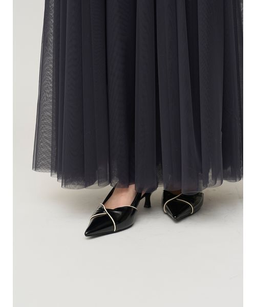 SNIDEL(スナイデル)の「チュールボリュームドレス(ドレス・レディース・ライトグレー/グリーン/ネイビー・0/1)」の17枚目の写真