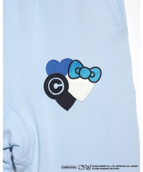 COIN PARKING DELIVERY × SANRIO SWEAT COIN PARKING DELIVERY × SANRIO CHARACTERS PATCHWORK ZIP SWEAT