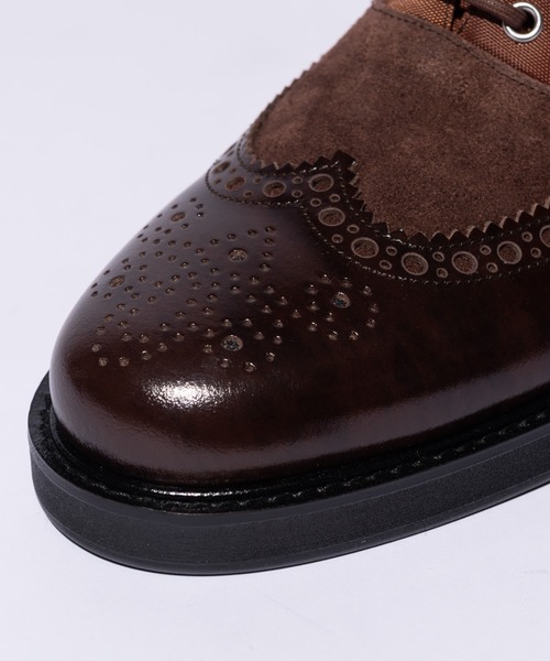 glamb（グラム）の「Mixture Country Shoes / ミクスチャーカントリーブーツ（ブーツ・メンズ・ブラウン/ネイビー/ブラック・25/26/27/28）」の17枚目の写真