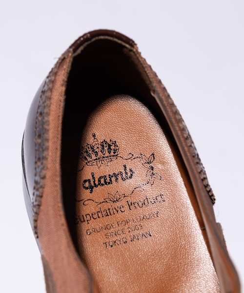 glamb（グラム）の「Mixture Country Shoes / ミクスチャーカントリーブーツ（ブーツ・メンズ・ブラウン/ネイビー/ブラック・25/26/27/28）」の18枚目の写真