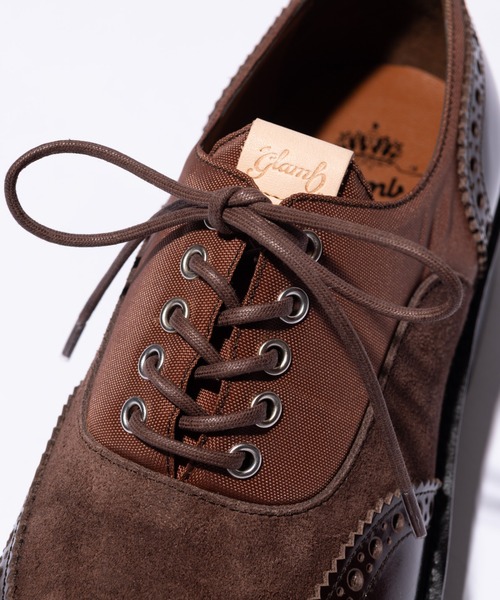 glamb（グラム）の「Mixture Country Shoes / ミクスチャーカントリーブーツ（ブーツ・メンズ・ブラウン/ネイビー/ブラック・25/26/27/28）」の19枚目の写真
