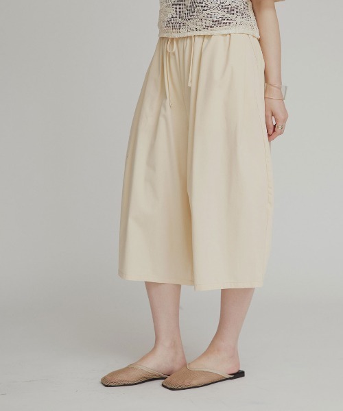W:Huku(フーク)の「【W:Huku / スムースタッチコットン】バミューダ パンツ / 短パン ハーフパンツ クロップド / Smooth Touch Cotton Bermuda Shorts(その他パンツ・レディース・ベージュ系その他/ブラック/スカイブルー/オフホワイト・FREE)」の17枚目の写真