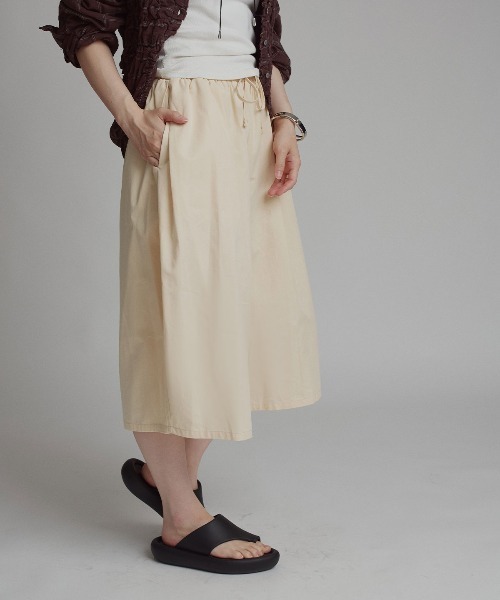 W:Huku(フーク)の「【W:Huku / スムースタッチコットン】バミューダ パンツ / 短パン ハーフパンツ クロップド / Smooth Touch Cotton Bermuda Shorts(その他パンツ・レディース・ベージュ系その他/ブラック/スカイブルー/オフホワイト・FREE)」の14枚目の写真