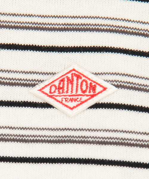 DANTON（ダントン）の「DANTON | キッズ ボーダー 長袖スウェットTシャツ（スウェット・キッズ・ブルー系その他/ホワイト系その他5/レッド系その他・125/105/115/135）」の9枚目の写真