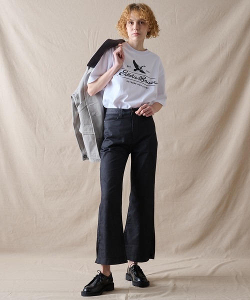 Eddie Bauer(エディーバウアー)の「クラシック ロゴプリント 半袖Tシャツ(Tシャツ/カットソー・メンズ・グレイッシュブルー/ブラック/オレンジ/ホワイト・XL/L/M/S/XXL)」の10枚目の写真