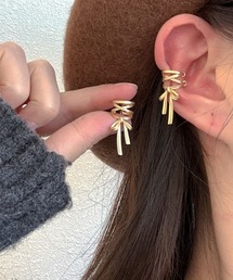 Rennet（レネット）の「リボンモチーフ マットタイプ イヤーカフ（イヤーカフ）」