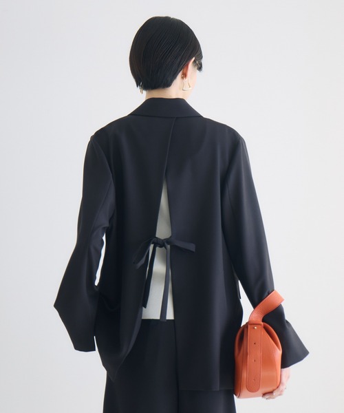 Paradise Picnic（パラダイスピクニック）の「SUGARROSE　バックデザインジャケット（テーラードジャケット・レディース・アイボリー/ブラック・FREE）」の22枚目の写真