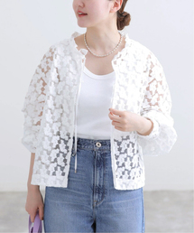 IENA | フラワー刺繍レース2WAYブラウス(シャツ/ブラウス)