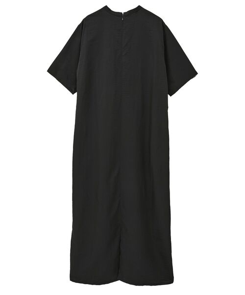 GARAGE OF GOOD CLOTHING（ガレージオブグッドクロージング）の「キュプラ混半袖ワンピース（ワンピース・レディース・ブラック・M/S）」の3枚目の写真