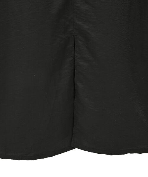 GARAGE OF GOOD CLOTHING（ガレージオブグッドクロージング）の「キュプラ混半袖ワンピース（ワンピース・レディース・ブラック・M/S）」の9枚目の写真