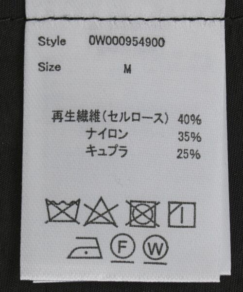 GARAGE OF GOOD CLOTHING（ガレージオブグッドクロージング）の「キュプラ混半袖ワンピース（ワンピース・レディース・ブラック・M/S）」の11枚目の写真