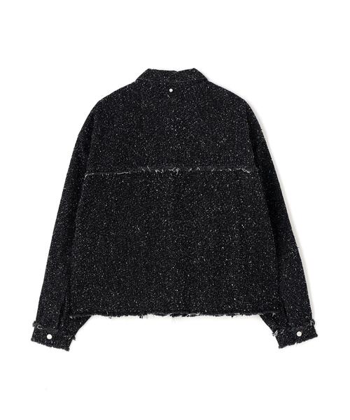 DANKE SCHON(ダンケシェーン)の「DankeSchon/ダンケシェーン/NEEDLEPUNCH DENIM 3RD JACKET(デニムジャケット・メンズ・ブラック/ブルー/ホワイト・L/M/S)」の19枚目の写真
