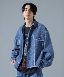 DANKE SCHON（ダンケシェーン）の「DankeSchon/ダンケシェーン/NEEDLEPUNCH DENIM 3RD JACKET（デニムジャケット）」