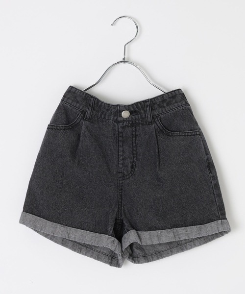 GLOBAL WORK(グローバルワーク)の「GOODデニムロールショーツ/638046(その他パンツ・キッズ・ブルー/ブラック・130cm/140cm/150cm/160cm)」の9枚目の写真