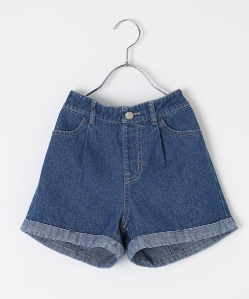 GLOBAL WORK(グローバルワーク)の「GOODデニムロールショーツ/638046(その他パンツ・キッズ・ブルー/ブラック・130cm/140cm/150cm/160cm)」の10枚目の写真