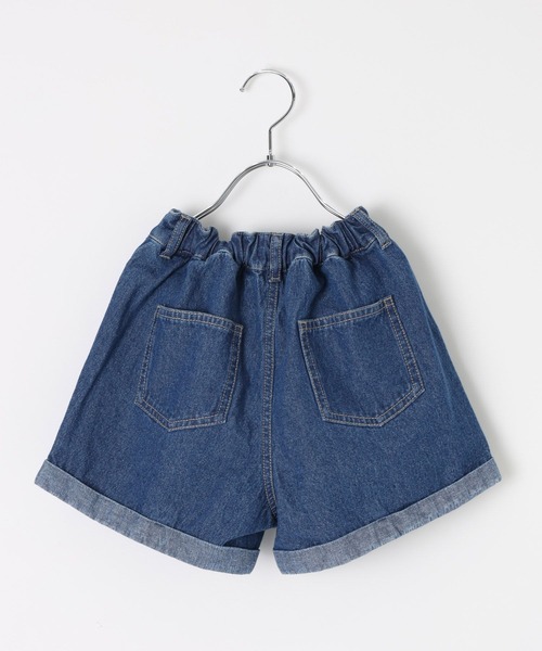 GLOBAL WORK(グローバルワーク)の「GOODデニムロールショーツ/638046(その他パンツ・キッズ・ブルー/ブラック・130cm/140cm/150cm/160cm)」の14枚目の写真