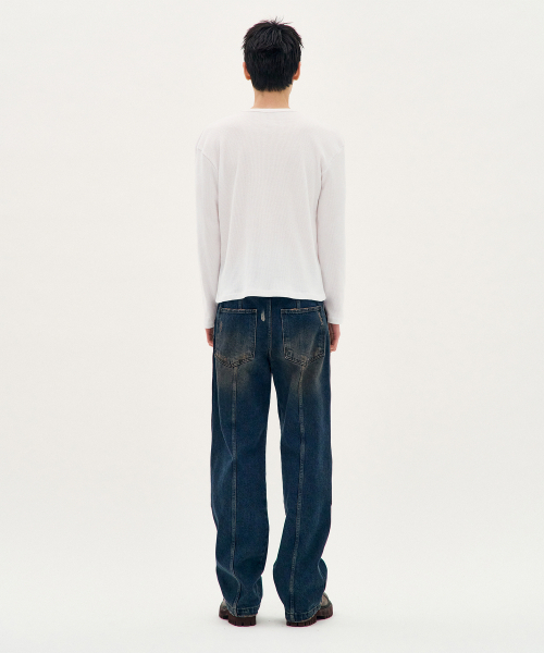 PROCESS(プロセス)の「Fine Jersey Henley - White(Tシャツ/カットソー・メンズ・ホワイト・FREE)」の5枚目の写真
