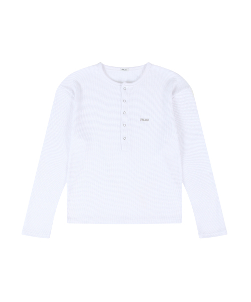 PROCESS(プロセス)の「Fine Jersey Henley - White(Tシャツ/カットソー・メンズ・ホワイト・FREE)」の6枚目の写真